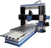 Double-column Plano milling machine with a long machine bed